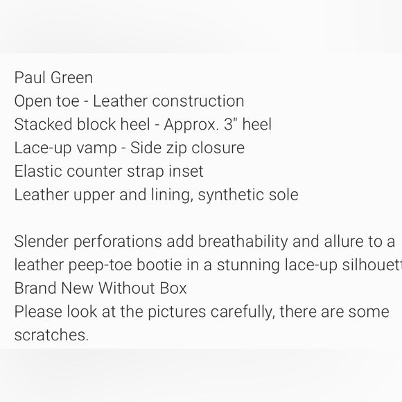 Paul Green lace up leather sandals size 6 1/2 - Picture 10 of 10